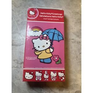 Hello Kitty Greetings, Salutations Retired 2008 Paper Craft Cricut Cartridge Set